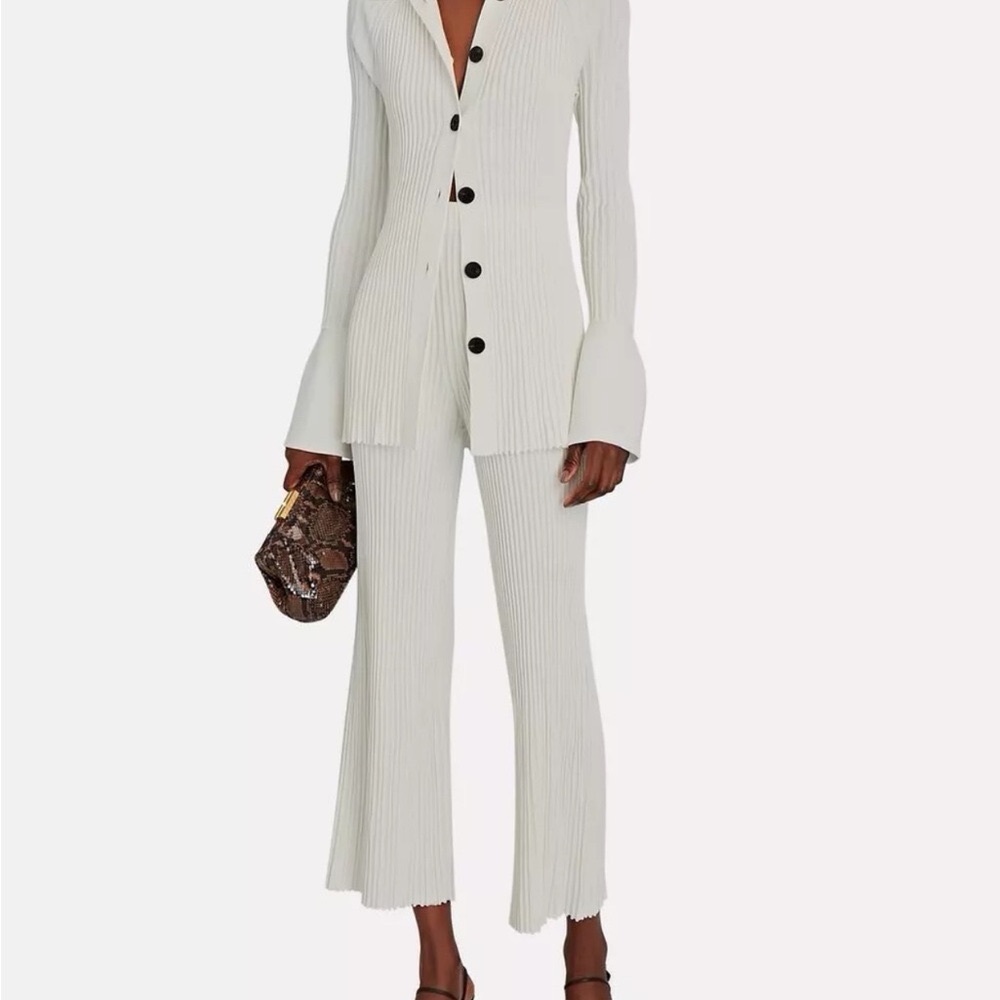 Proenza Schouler Rib Knit Cardigan Set (L/M)